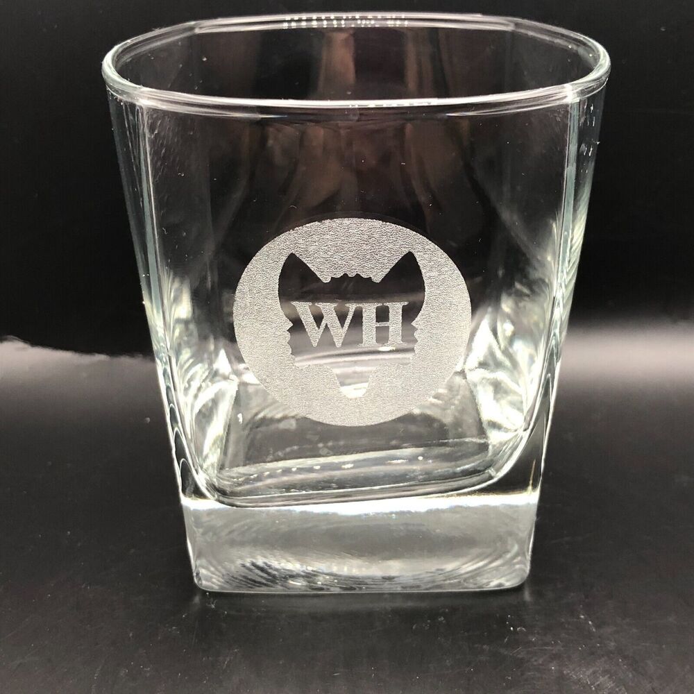 Woodford Hounds Foxhunt Rocks Glass Engraved Kentucky Barware Fox Hunt Hunting